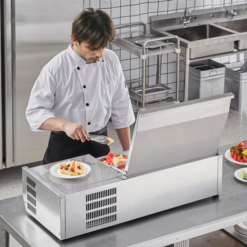 VEVOR Prep Refrigerator - 37.6''