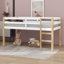 Structure de lit mezzanine simple avec échelle