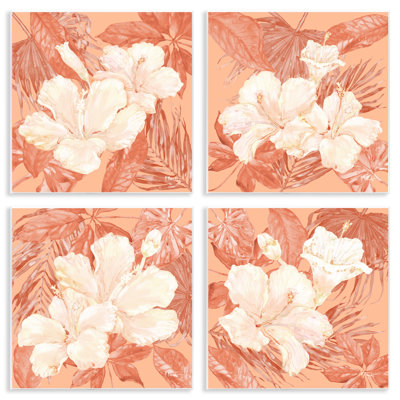  «Peach Hibiscus Flowers» par Paul Brent