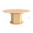 Round Dining Table for 4-6 People, Kitchen Table with Bump Texture Base-121780067-121780068
