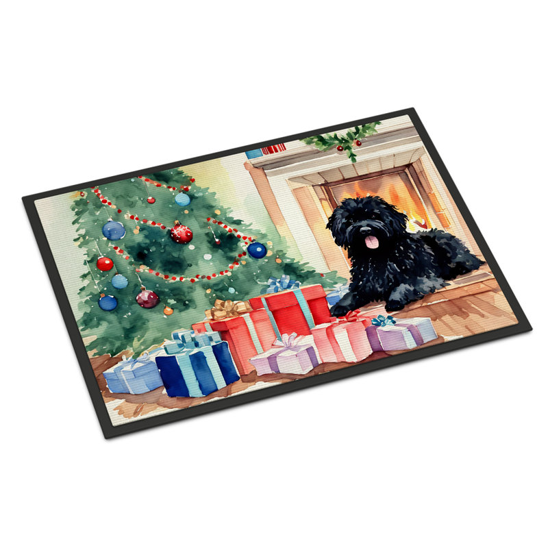 Jelisa Non-Slip Christmas Doormat, 18" W x 27" L