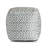 Glorianne Upholstered Outdoor Pouf Patio Ottoman-1791383245