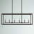 Agawam 6-Light Dimmable Steel Linear Pendant-1693998920-1708849302