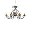 Lustre empire 6 lumières à abat-jour Lincolndale