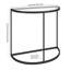 Kyrollos Glass Top Console Table-614679959