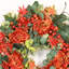 Couronne florale artificielle 24 po 24 po