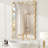 Luxury Rectangular Wavy Metal Framed Mirror-1226959160-1226959162
