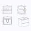 Meuble-lavabo mural flottant avec lavabo et rangement spacieux-539789873-539789879-539789883