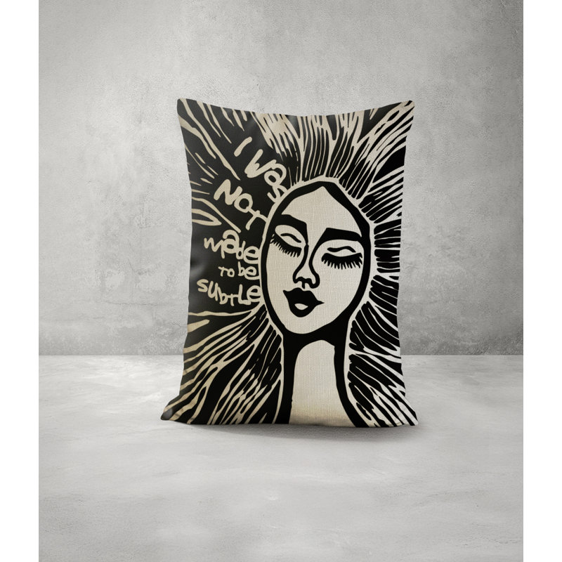 Oreiller en faux bois Roxanne