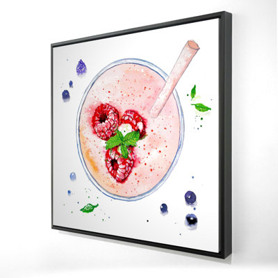 " Strawberry & Raspberry Smoothie "
