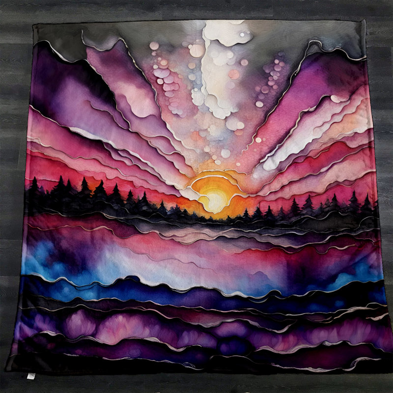 Throw Blanket, 51" W x 60" L