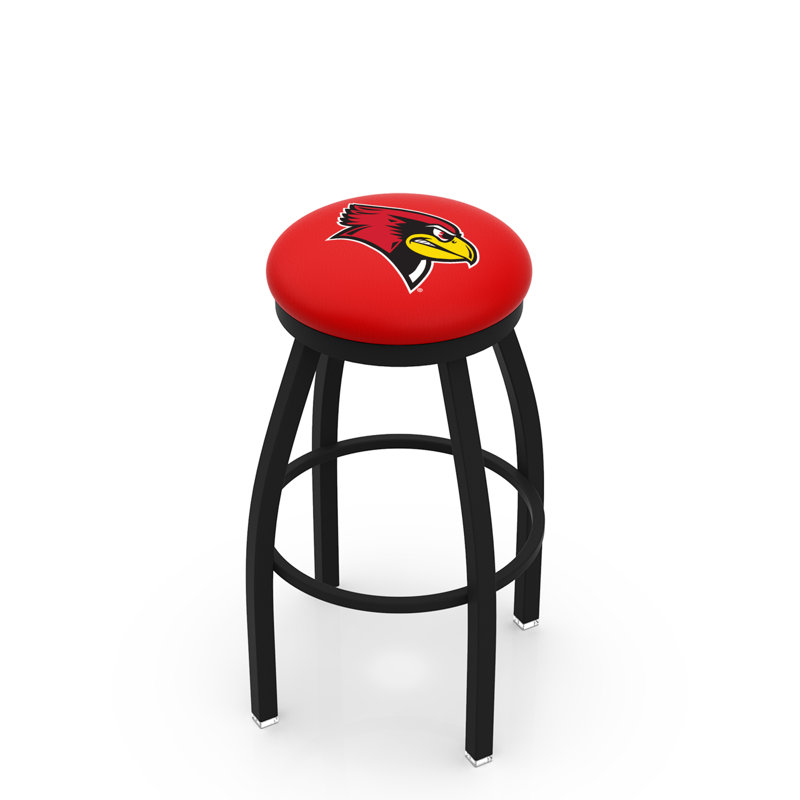Tabouret de bar pivotant de 30 po NCAA, Ride noire, Illinois State University
