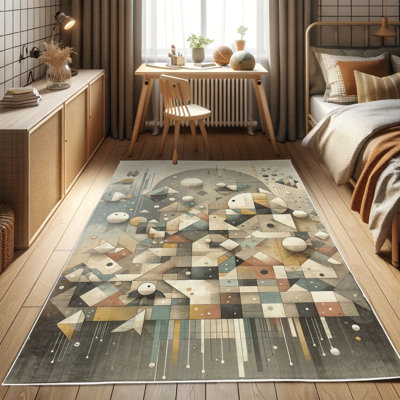 Rectangle 152 cm x 76 cm Area Rug