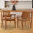 Actrice Mid-Century Fabric Upholstered Arm Chair, Dining chair-251144612