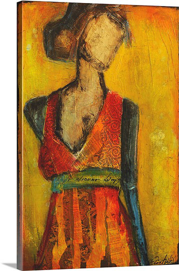 «Gnadenhutten Wishful Thinker» par Erin Ashley, reproduction d'art sur toile, H 36 po x l 24 po x P 1,25 po