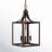 Carla 3 - Light Dimmable Lantern Square / Rectangle Chandelier-1800427096-1800427093-1800427094