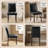17.3'' Wide Modern Upholstered Fabric High Back Parsons Side Dining Chair with Solid Wood Legs-643506715