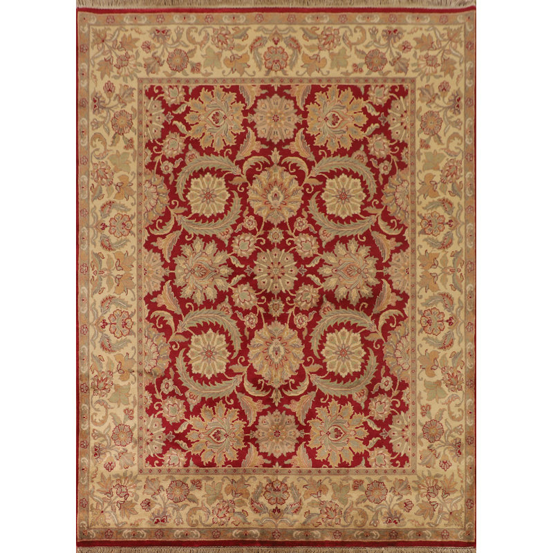 Cotton Floral Indoor Rug