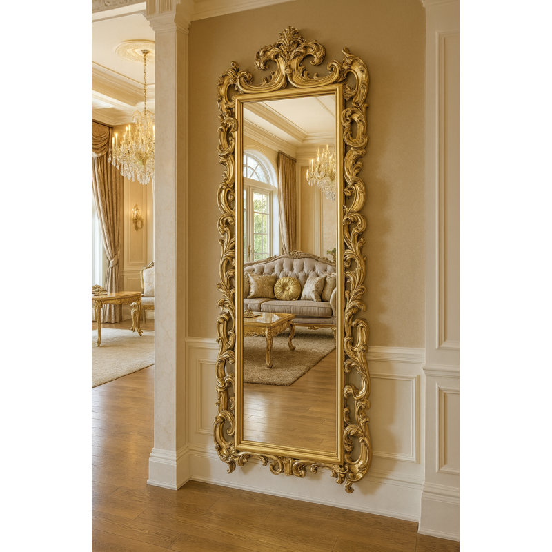 Arch Solid Wood Mirror