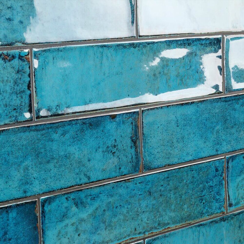 Castle 3X12 Ceramic Wall Tile, Denim