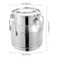 Baril de transport de lait en acier inoxydable 20L, seau à lait, pot à lait