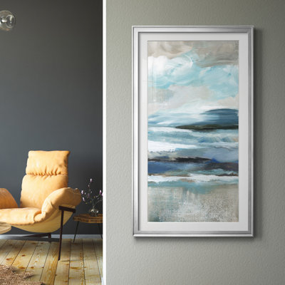 «Distant Drama II», peinture sur toile encadrée