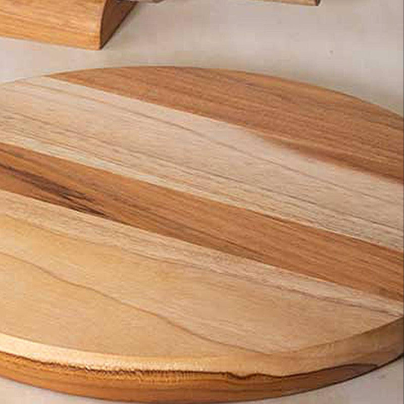 Teak Wood Chakla Belan With Stand Set