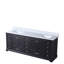 Meuble-lavabo double 84 po X P 22 po D, avec plateau en quartz blanc pour la maison-640044998