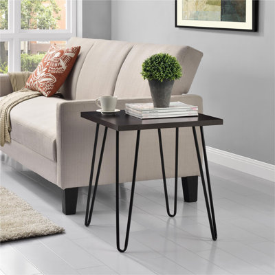 Ewalt Side Table with metal legs