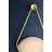 Blaina Wall Sconce in Aged Brass