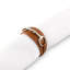 Bit Vegan Leather Metal Napkin Ring
