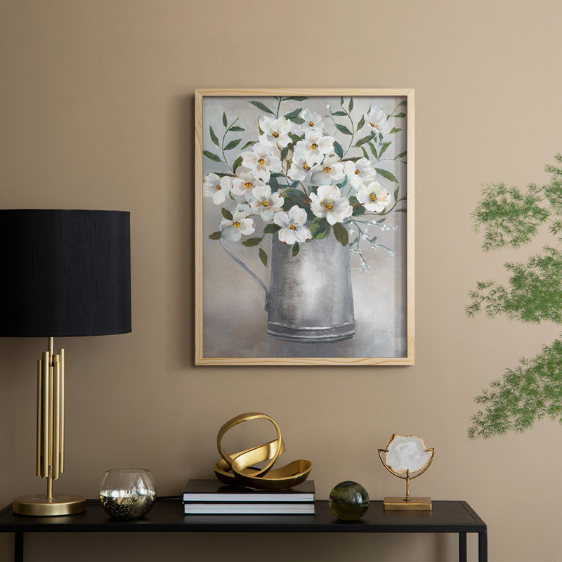Cadeaux du printemps I, reproduction encadrée - bois massif, H 15 po x l 12 po