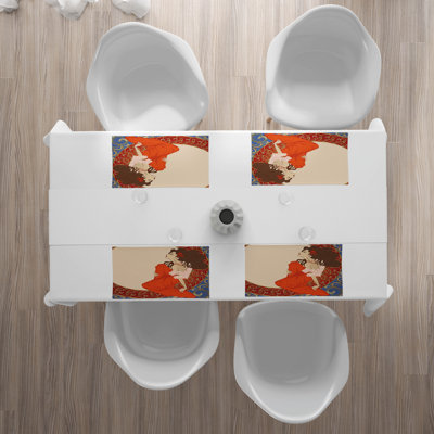 Polyester Abstract Rectangle Placemat