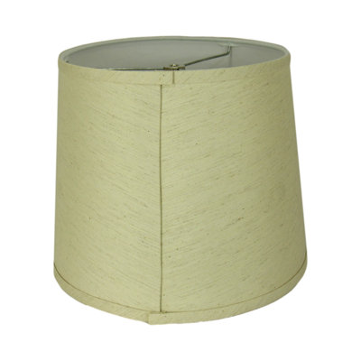 Classic Neutral Drum Lampshade – Natural Linen Look With Spider Washer Fitter