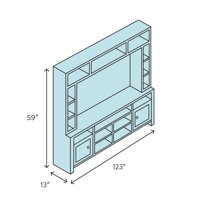 Altom Entertainment Center for TVs up to 50"