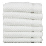 Essuie-mains en coton turc à chevrons