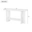 Table console 60 po avec placage de frêne, table d'entrée minimaliste avec pieds en forme de T-189806735