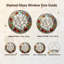 Panneau de vitrail Doves Roses-1152983675