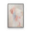 Doux rosé et crème, ensemble abstrait de 2-209080261-209080260