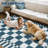 Checkered Rug for Living Room Washable Bedroom Rugs Non Slip Back Modern Classic Area Rug for Kids Boys Bedroom Home Decor Carpet for Dining Room Office-434211345-434211341