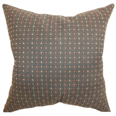 Ocelfa Polka Dots Feather Reversible Throw Pillow
