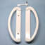 Ensemble de poignées de porte de patio coulissantes Lawson - Blanc