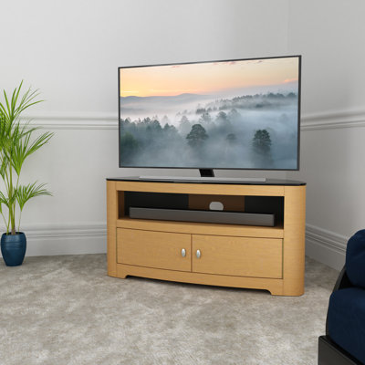 Kyaira Unfinished TV Stand for TVs up to 55"