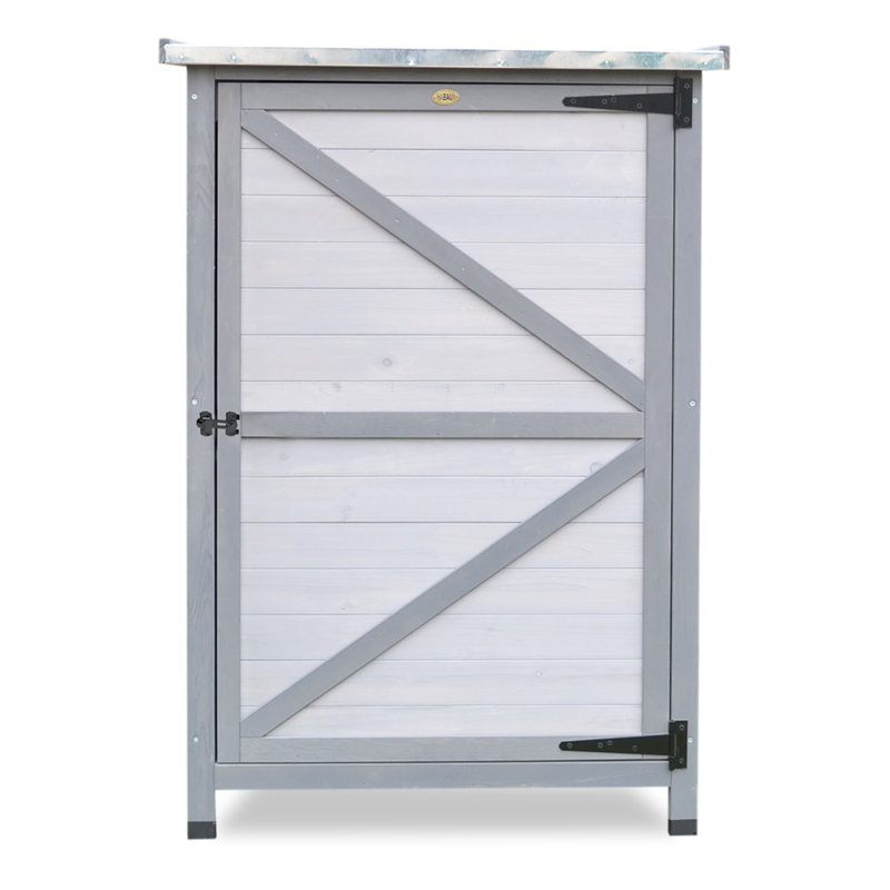 Calixtro Water Resistant Fir Deck Box in Grey