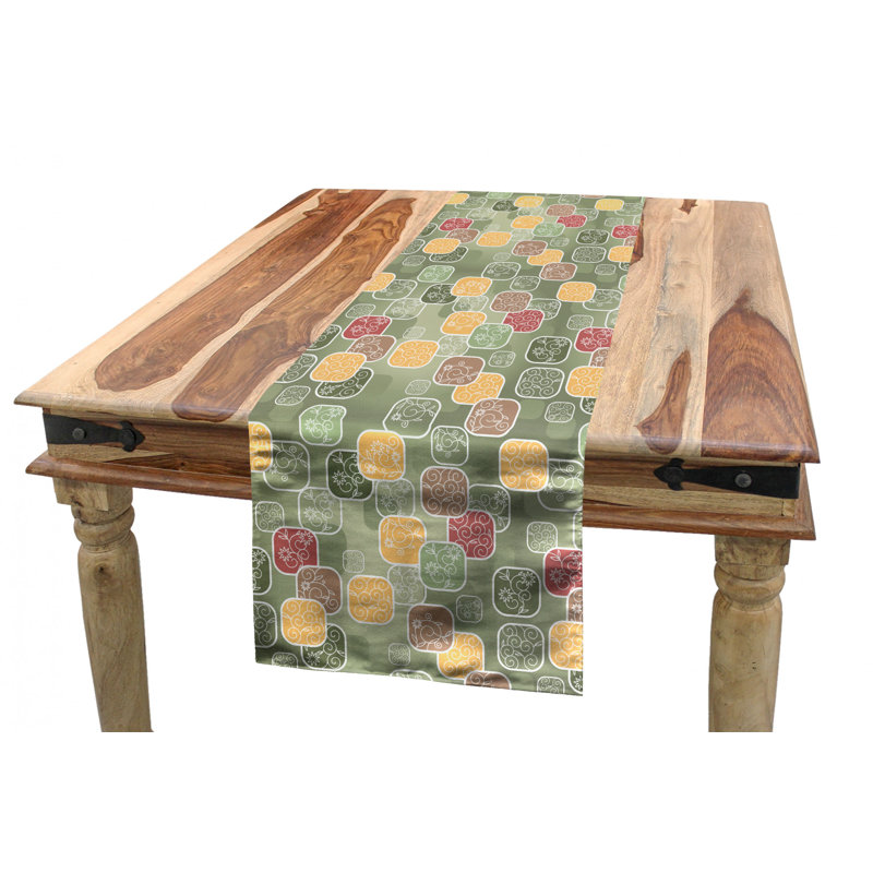 Geometric Table Runner, 120" x 16"