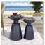Tables d'appoint d'extérieur en fer avec design évasé-125742966-125742968