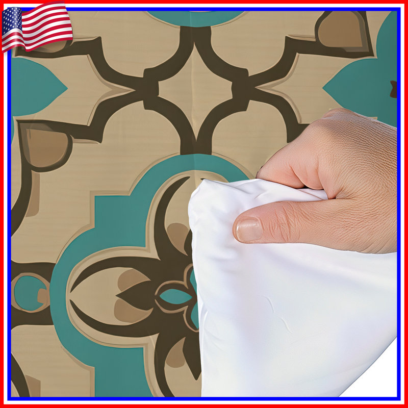 Polyester Geometric Shapes Comforter, Twin Extra Long Comforter