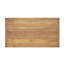 Table basse avec rangement surélevé en bois d'acacia massif Gerlisa