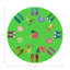 Winter In Florida Pink Vegan Leather Round Coasters-255015383