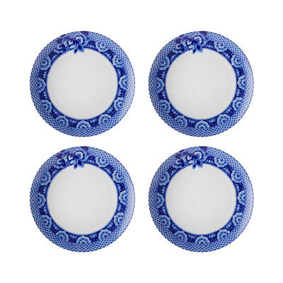 Assiette plate 11 po Blue Ming